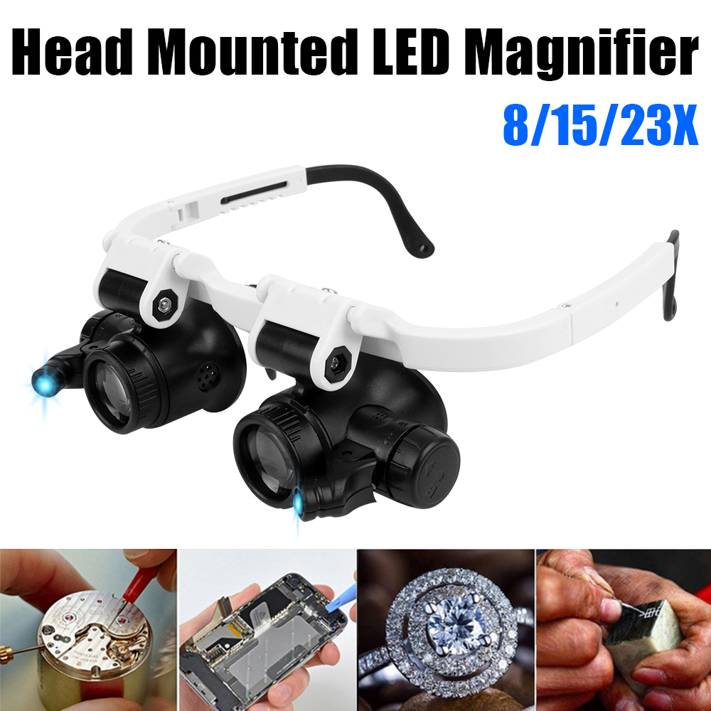 Electronics Repair Glasses - Head Mount Magnifying Glass For Electronics