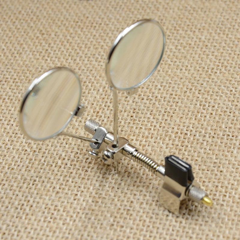 Electronics Repair Glasses - Eyeglass Magnifier 5x/10x 2 Lens Jeweler