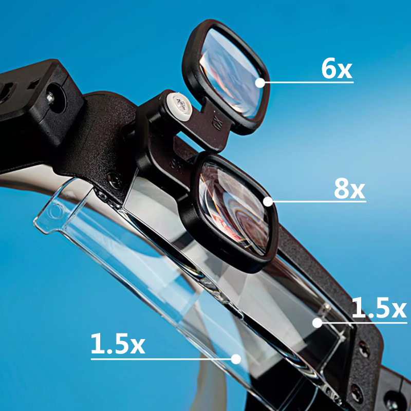 New Headband Magnifier LED Lig - Electronics Repair Glasses ulasan dan harga