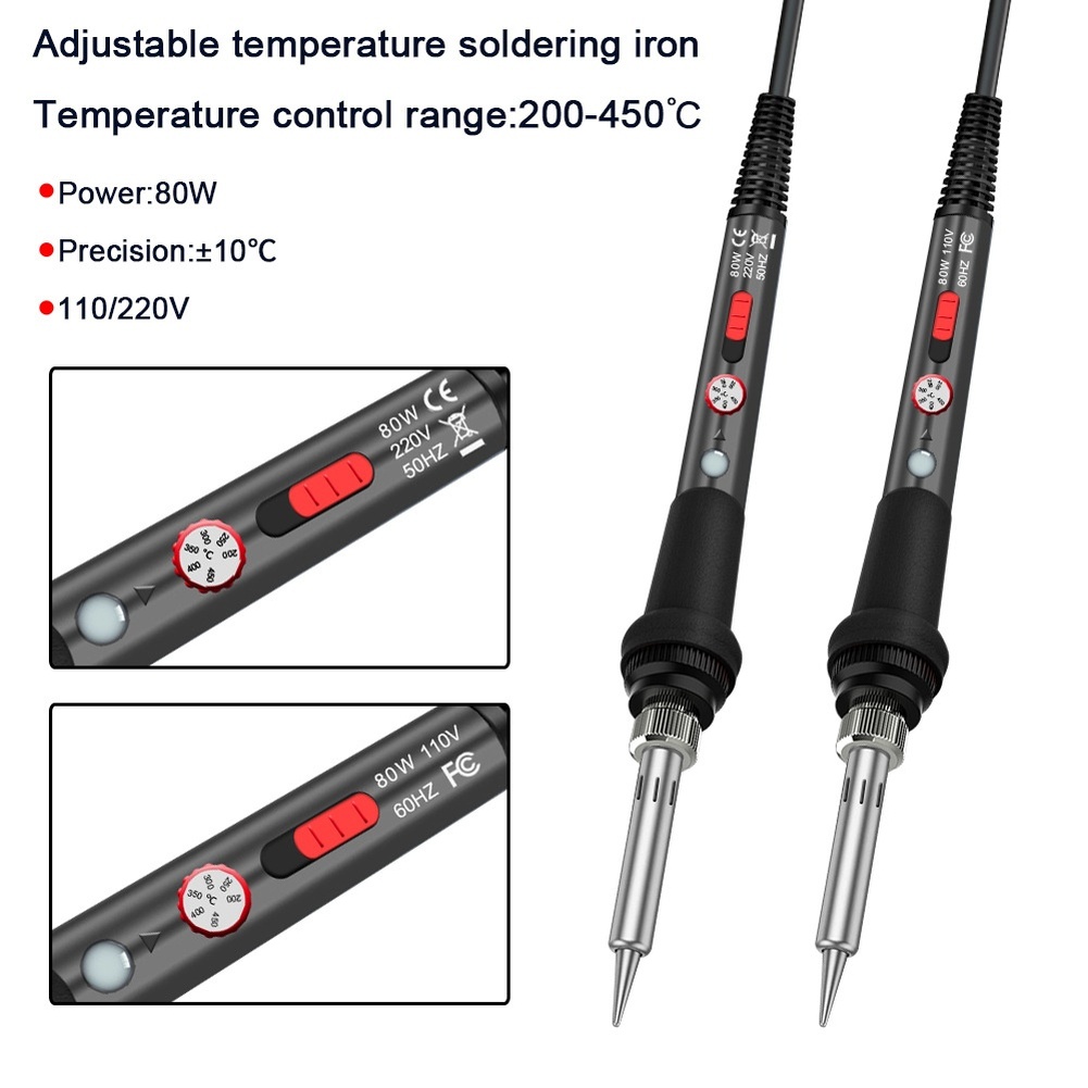 80W Soldering Iron Kit With Sw - Electronics Repair Shops ulasan dan harga