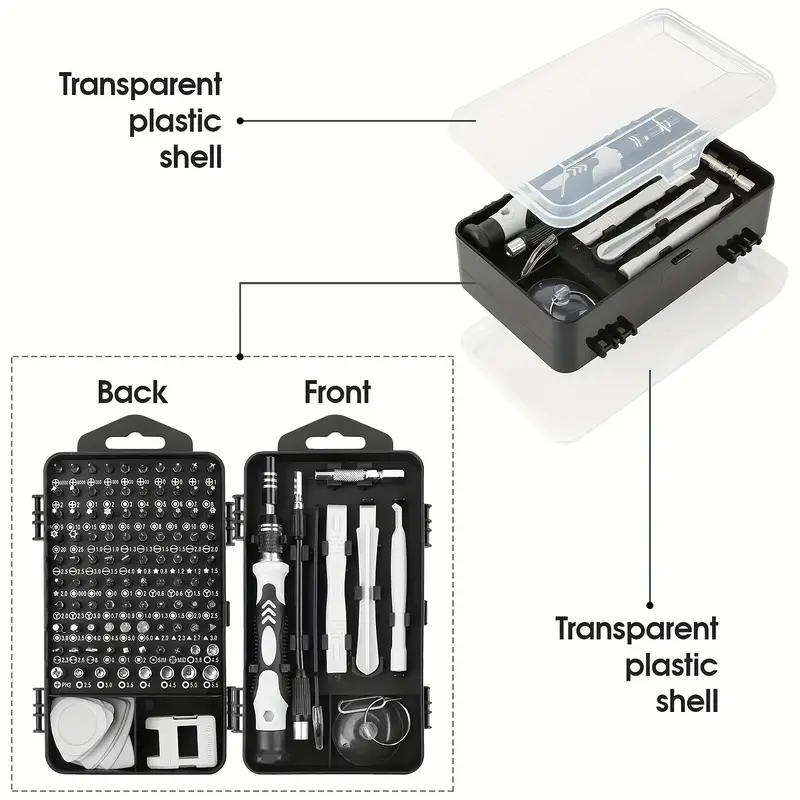 Precision Screwdriver Set, 115 - Electronics Repair Glasses ulasan dan harga
