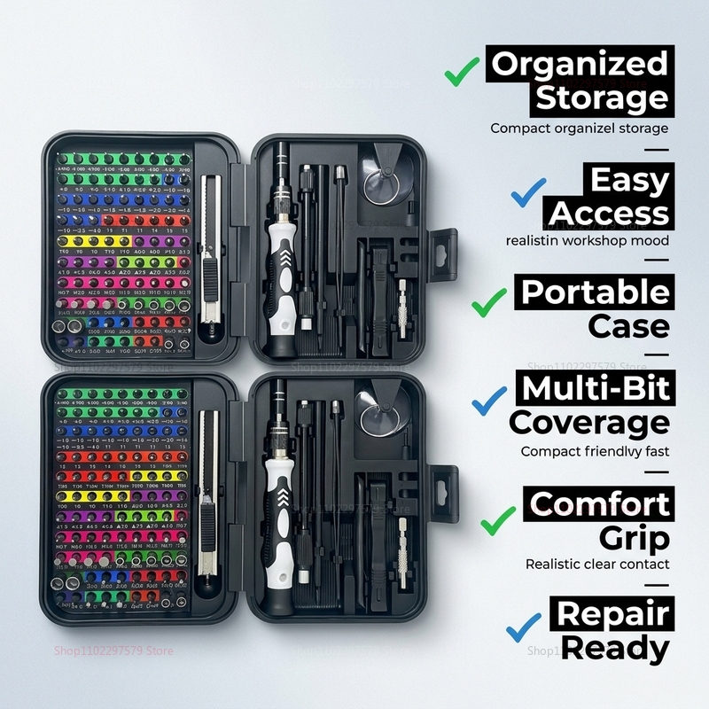 132 in 1 Precision Screwdriver - Electronics Repair Shops ulasan dan harga